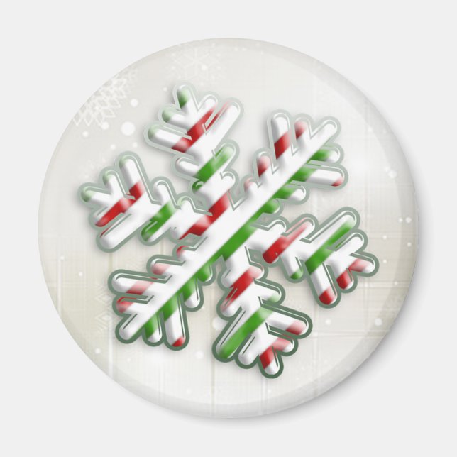 Italienska jultomte Magnet (Framsidan)
