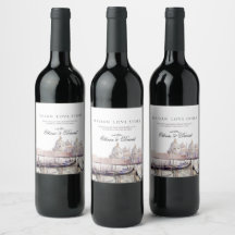 Italienska Kärlek Story Venice Script Bröllop