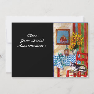 ITALIENSKA KITCHEN I FLORENCE, Red Blue Meddelande