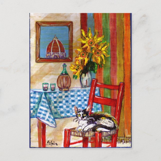 ITALIENSKA KÖKET I FLORENS VYKORT (Framsida)