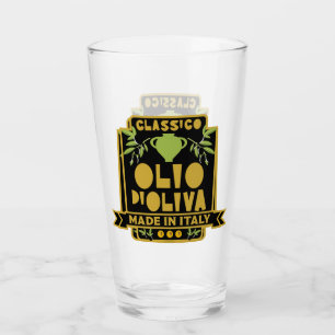Italienska kokning av olivolja glaskopp