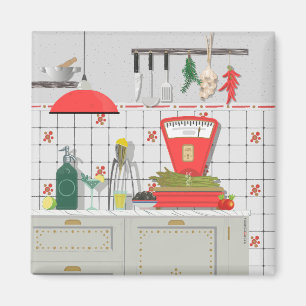 Italienska köksmagneter magnet