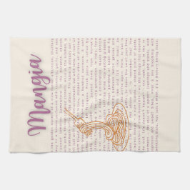 Italienska köksmuren | ’Mangia’ Matsoffert Kökshandduk