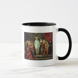 Italienska komiker, c.1720 mugg
