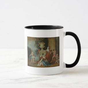 Italienska komiker i en parkera, c.1725 mugg