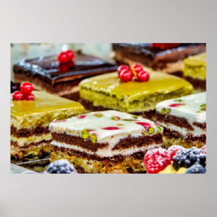 Italienska konditorivaror poster