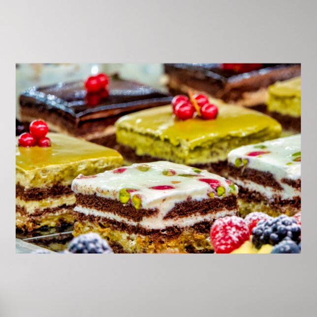 Italienska konditorivaror poster (Framsidan)