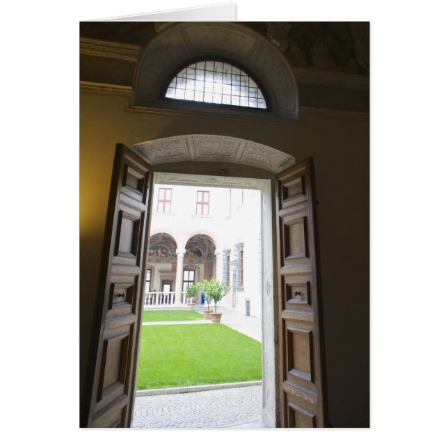 Italienska kort, Buonconsiglio slott Trento Hälsningskort (Framsidan)