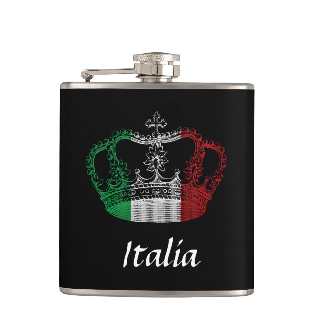 Italienska Krona-Flagga-kolonnen Fickplunta (Framsidan)
