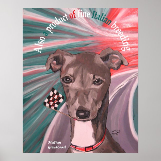 Italienska kulturarvets Hund poster (Framsidan)