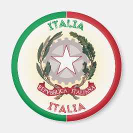 Italienska kulturarvsemblem magnet