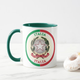Italienska kulturarvsemblem mugg