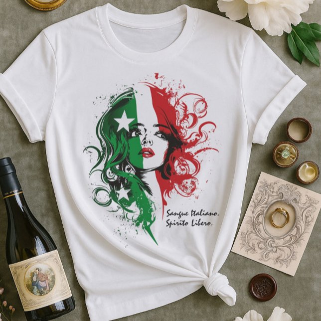 Italienska kulturarvskirrt Kvinnor | Stimulerande  T Shirt (Skapare uppladdad)