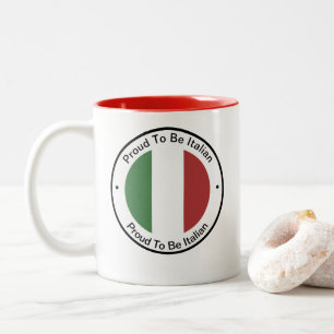 Italienska kulturfärger Italien Kampanj Två-Tonad Mugg