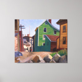 Italienska kvarteret, Gloucester | Edward Hopper | Canvastryck