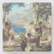 Italienska kvinnor som dansar bland daggers