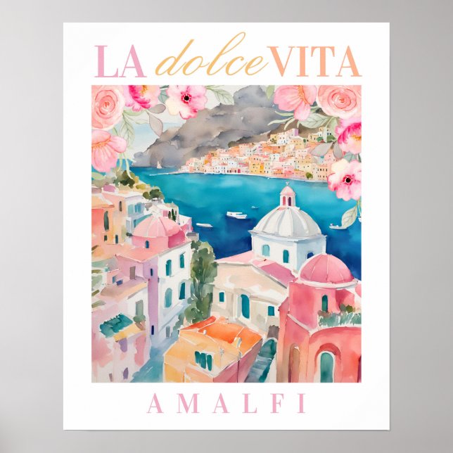 Italienska La Dolce Vita Poster (Framsidan)