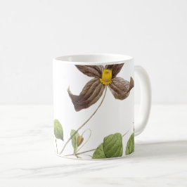 Italienska läderblommor (Clematis) av Redouté Kaffemugg