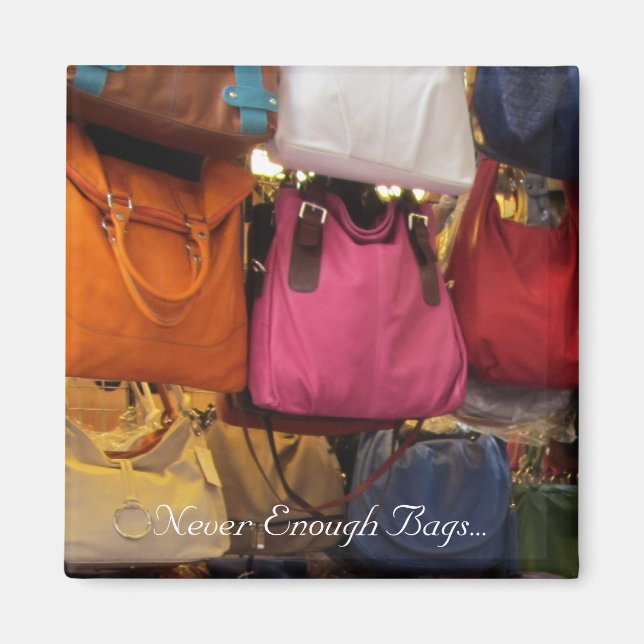 Italienska läderinköp magnet (Framsidan)