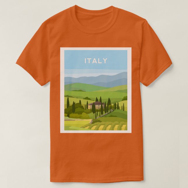 Italienska landsbygden t shirt (Design framsida)