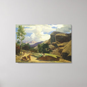 Italienska landskapet canvastryck