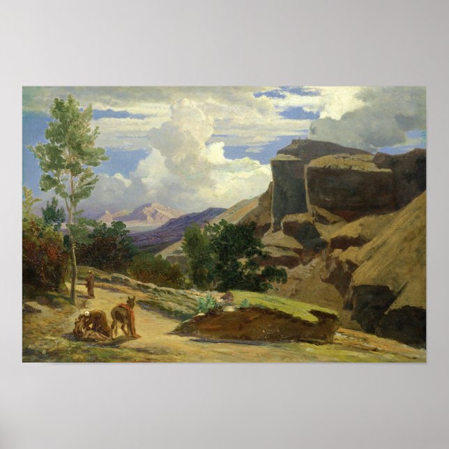 Italienska landskapet poster (Framsidan)