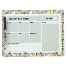 Italienska Lemon Blommar Weekly Planner