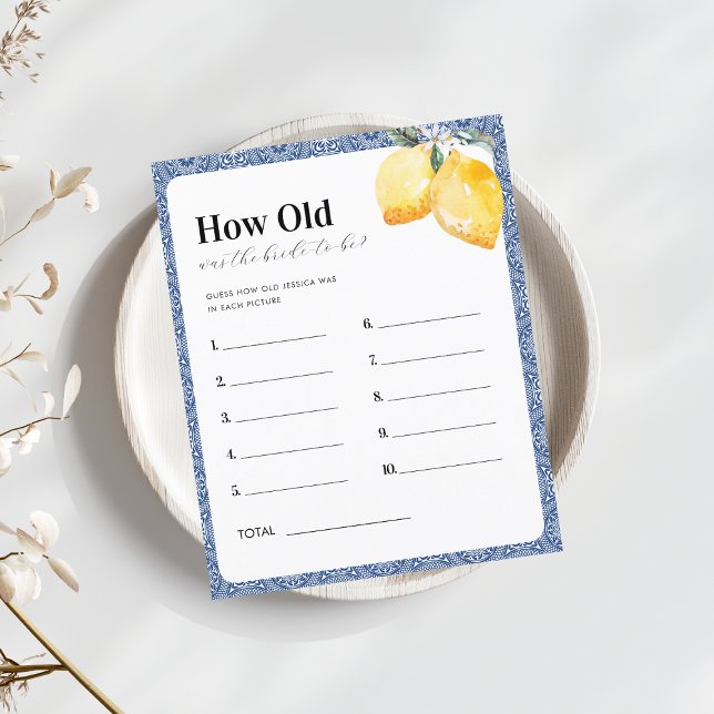 Italienska Lemon-Blommigten Hur gammal var Bride G (Skapare uppladdad)