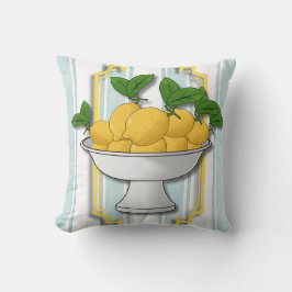 Italienska Lemon Bowl-köket | Kustvatten Kudde
