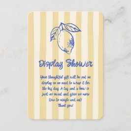 Italienska Lemon Doodle Hand plockade Visning Show Tilläggskort