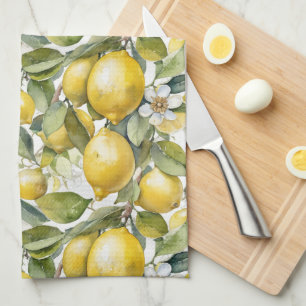 Italienska Lemons Amalfi Kusten Kökshandduk