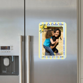 Italienska Lemons La Dolce Vita Photo Mors dag Magnet