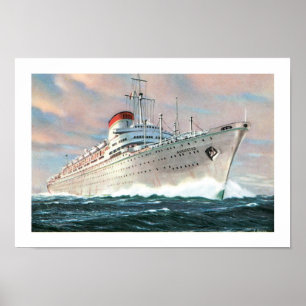 Italienska linjes Augustus Poster