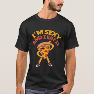Italienska livsmedelsdesignen för ett Pizza Älskar T Shirt