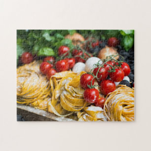 Italienska livsmedelsprogrammet Pasta Tomato Basil Pussel