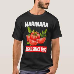 Italienska livsmedelspun Marinara Tomato Sauce T Shirt