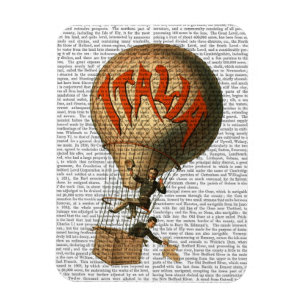 Italienska Luftballongen Magnet