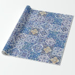 Italienska Maiolica Gift Wrap | Elegant keramiskt Presentpapper<br><div class="desc">Öka din presenttid ge med den här fantastiska italienska maiolica-inspirerade presentfigurationen, som har en skarp mönster som påminner om traditionell keramik-konst. Perfekt för bröllop, möhippor eller särskilda tillfällen visar denna elegant hur tidlös Medelhavscharmen är med sina vibrerande blå och vita motiv. Den här presentfigurationen är utformad med lyx uppmärksamhet på...</div>
