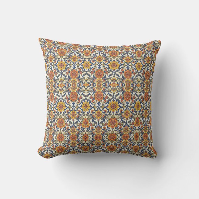 Italienska Maiolica Kudde (Framsida)
