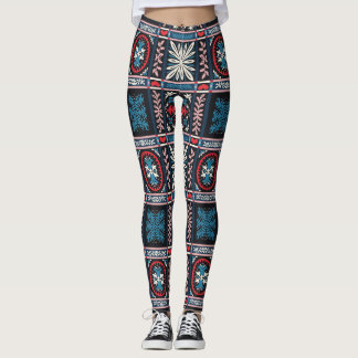 Italienska majolica, Medelhavsbroderiet blommigt. Leggings