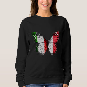 Italienska maltesiska Flagga Butterfly T Shirt