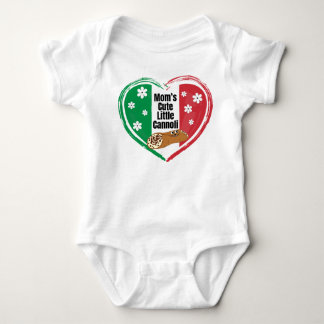 Italienska Mamma Cute Little Cannoli Heart T Shirt
