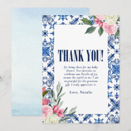 Italienska mamma Mia Baby Shower - tackkort Tack Kort