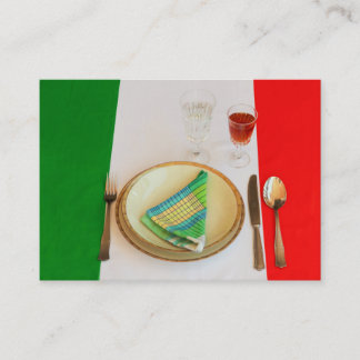 ITALIENSKA MATLAGNINGVISITKORTAR VISITKORT
