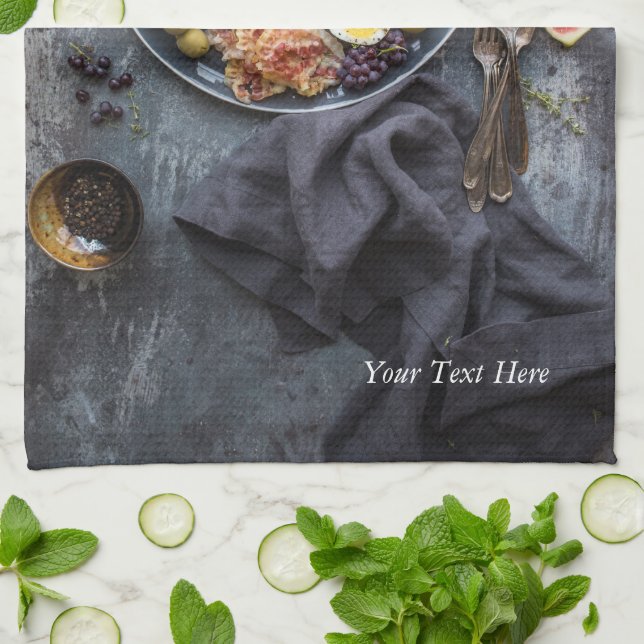 Italienska matsnickare kökshandduk (Vikta)