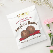 Italienska Meatbollar Spaghetti Dinner Charity Eve