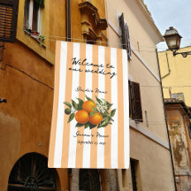 Italienska Medelhavet Citrus Citron Apelsin Bröllo