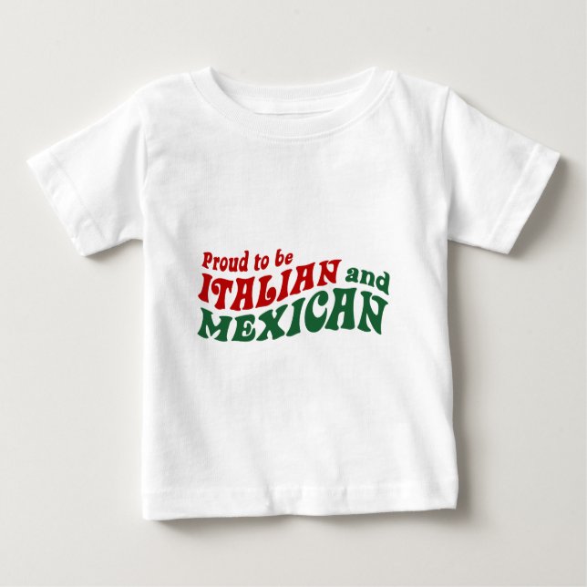 Italienska mexikanska tee shirt (Framsida)