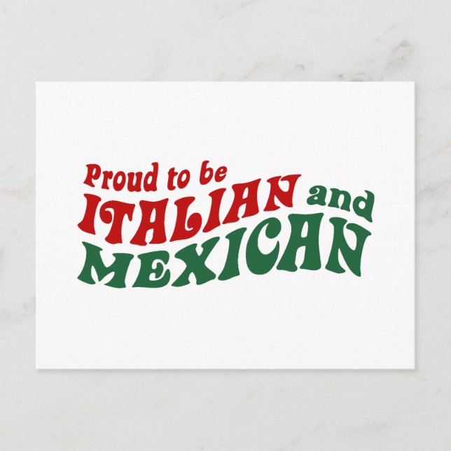 Italienska mexikanska vykort (Framsida)