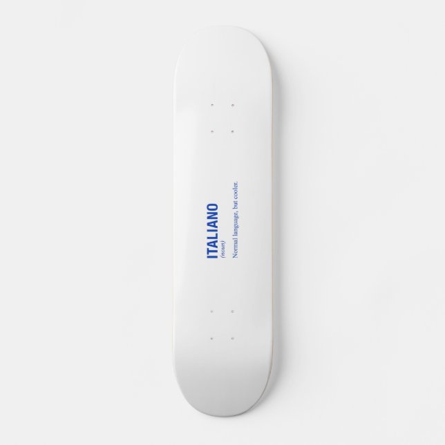ITALIENSKA MINI SKATEBOARD BRÄDA 18,5 CM (Framsida)